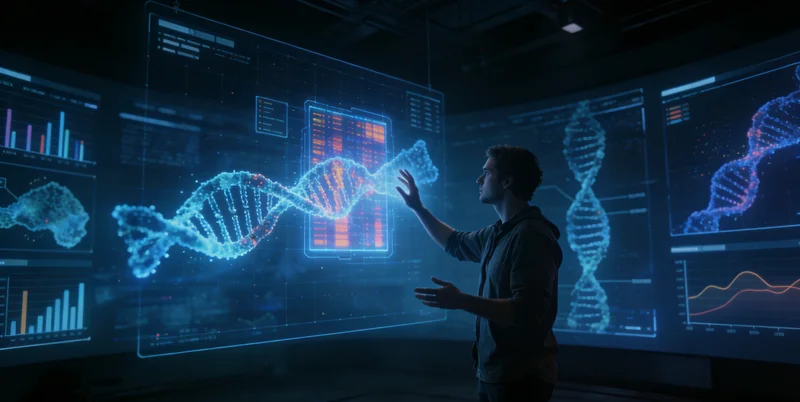 专业实验室进行基因测序与数据分