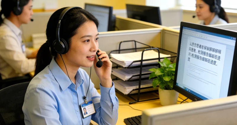 湘潭基因检测中心专业护士进行静