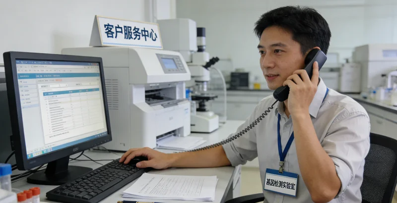 哈密市民在医院咨询台进行遗传咨