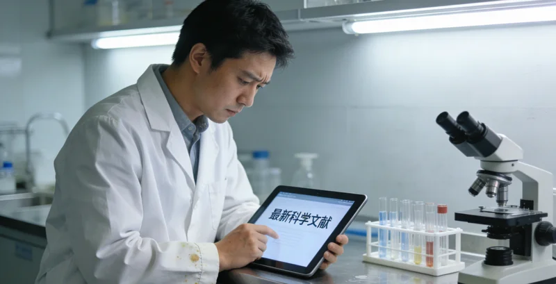 乌中旗基因检测实验室工作场景图