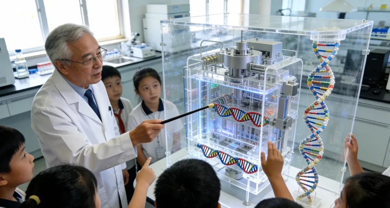 和龙遗传咨询专家为居民讲解基因