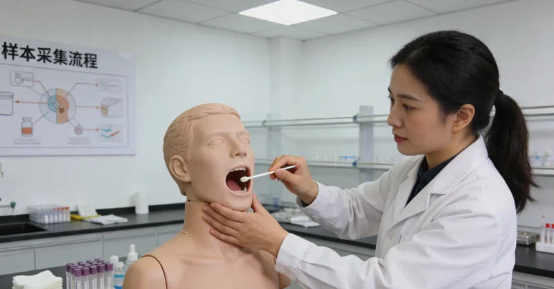 乳山本地基因检测采样过程展示