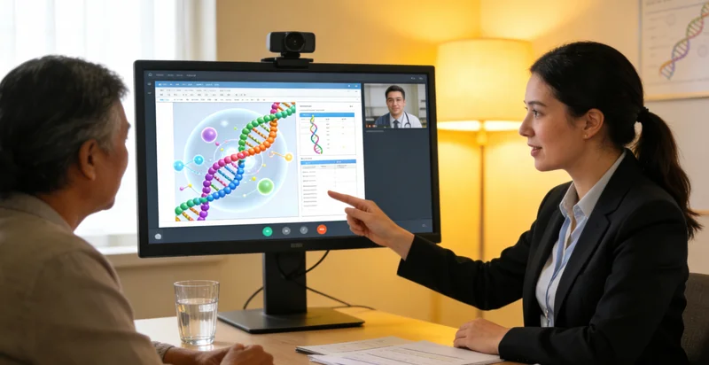 锦州患者与医生进行遗传咨询场景