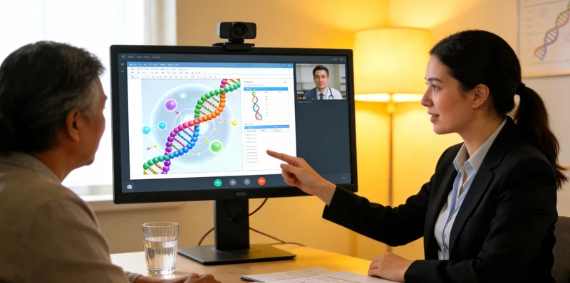 福鼎市民在医院进行遗传咨询场景