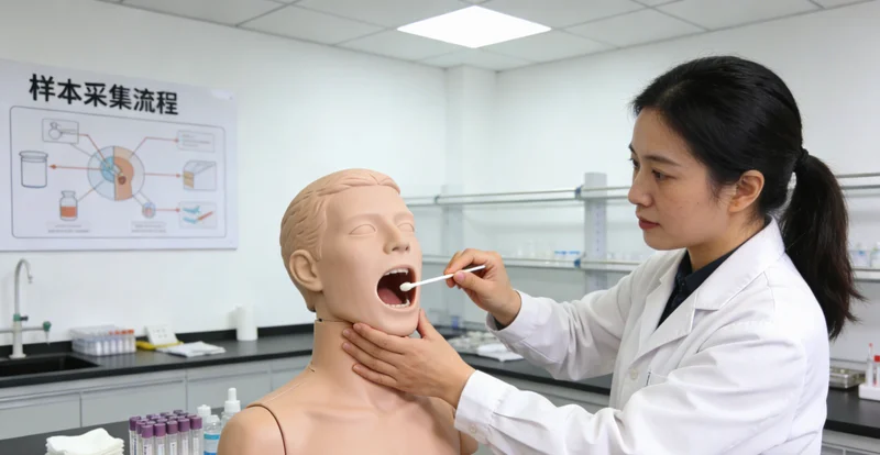 连云港基因检测采样过程示意
