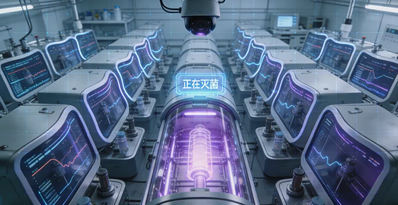 基因检测实验室内部-技术人员操