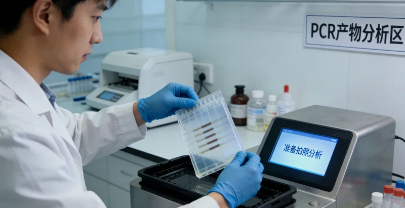 彭州女士在诊所查看体检报告并与