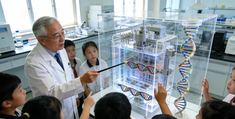 登封遗传咨询门诊医生向家庭讲解