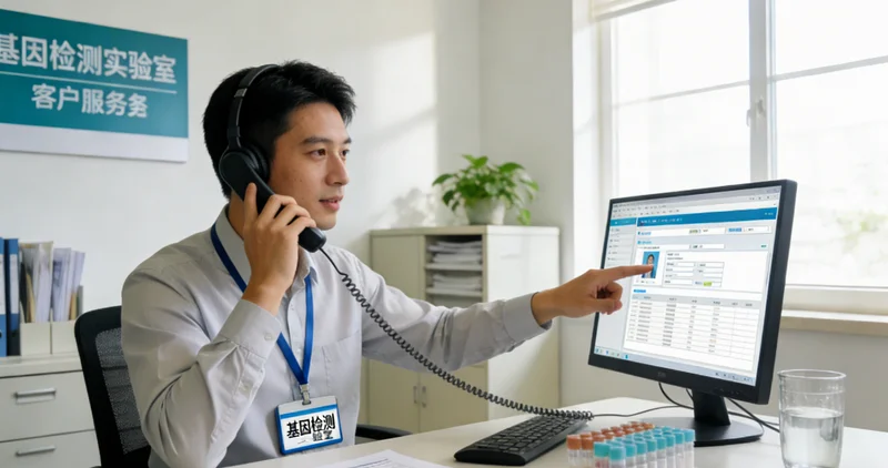 甘南州医生与患者家庭进行基因报