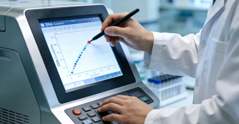 日照眼科医生为婴幼儿进行眼睛检