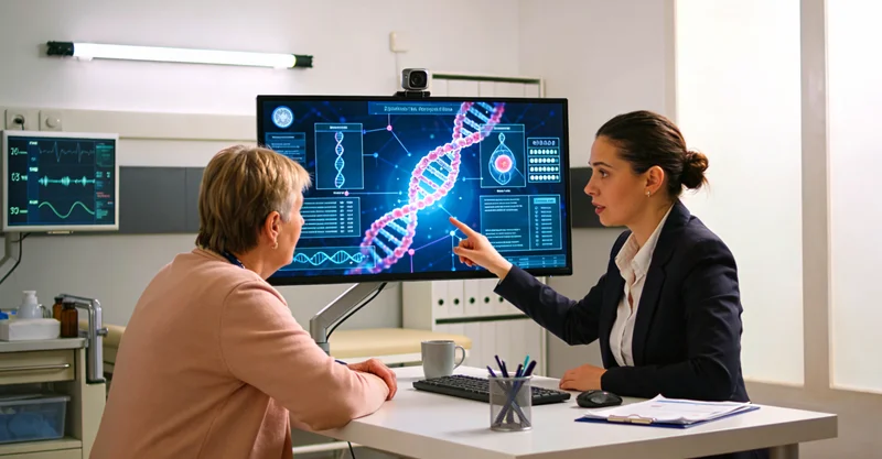 伊宁市医生为备孕夫妇进行遗传咨