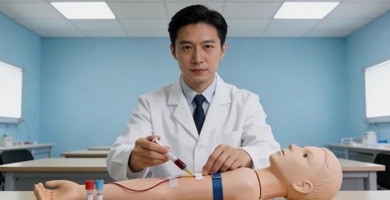 牡丹江医院基因检测采样流程实拍