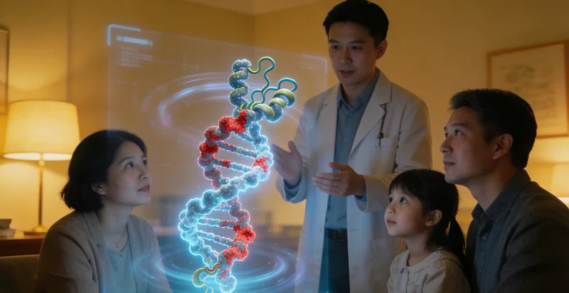 沧州家长与遗传咨询师沟通基因检