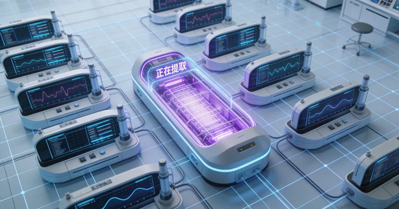 汨罗儿童进行无痛基因采样示意图