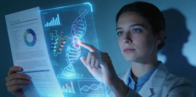 开封家庭共同查看并讨论基因检测