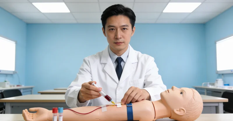 马鞍山市民查看甲状腺超声报告并