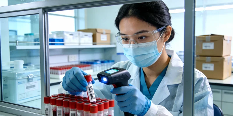 阿里地区护士为居民进行无创静脉