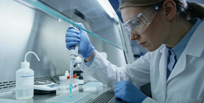 科右前旗护士为检测者采集血液样