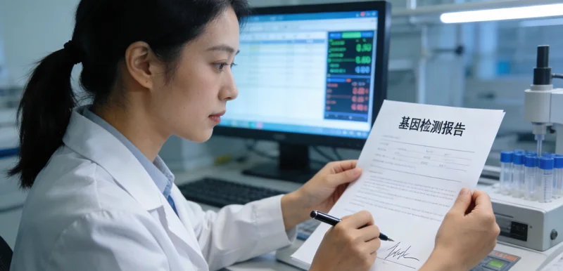 马鞍山市民查看BRCA基因检测
