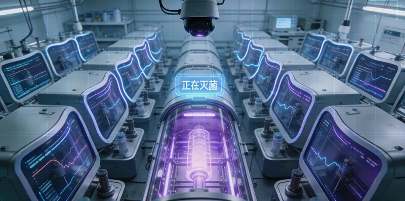 马鞍山护士为婴幼儿进行微创采血