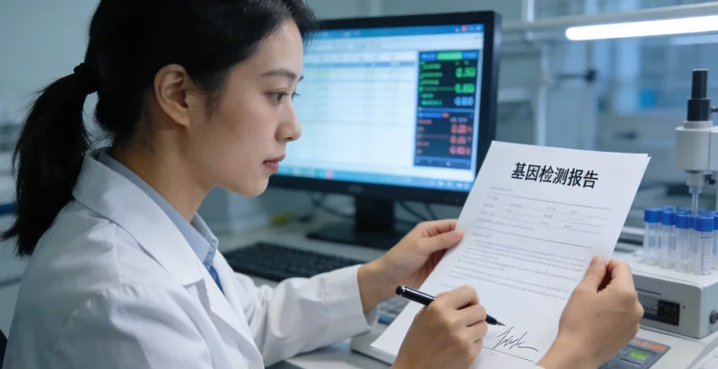 成都基因检测报告显示BRCA等