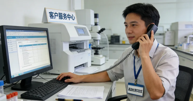 海城市民在遗传咨询门诊与医生交