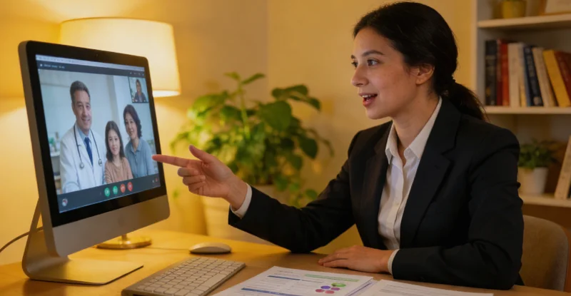 双鸭山居民与遗传咨询师面对面沟