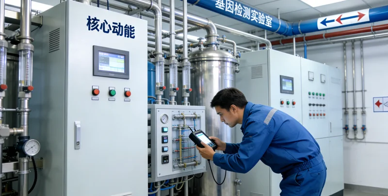 女性正在进行乳腺磁共振检查