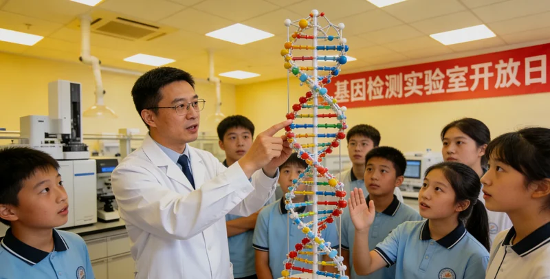 东港基因检测实验室内部高通量测