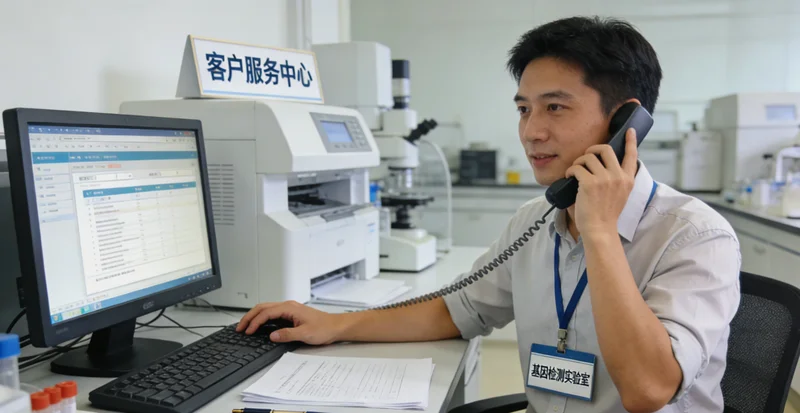 邯郸市民在医院进行遗传咨询