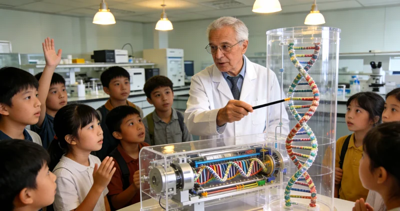 襄阳家庭在诊室内与医生进行遗传