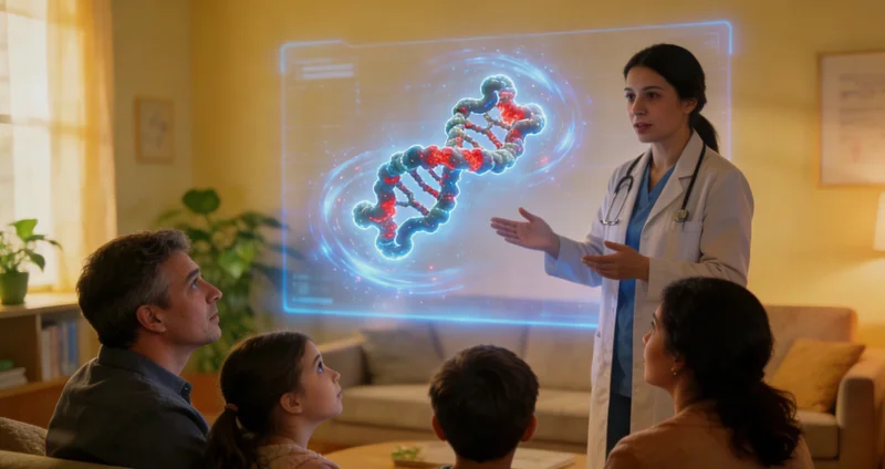 天津遗传咨询门诊医生与咨询者沟