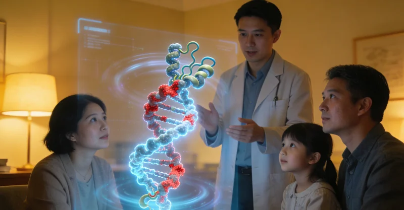 阿里地区医生进行遗传检测报告解