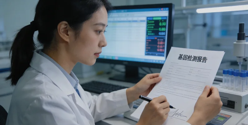 扶余医生为患者解读基因检测报告