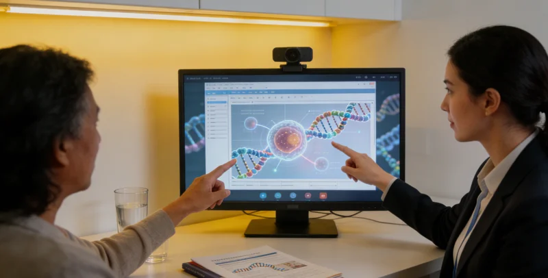 项城居民与遗传咨询师解读基因检