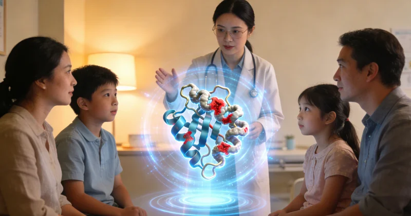 乌后旗女性与医生进行遗传咨询沟