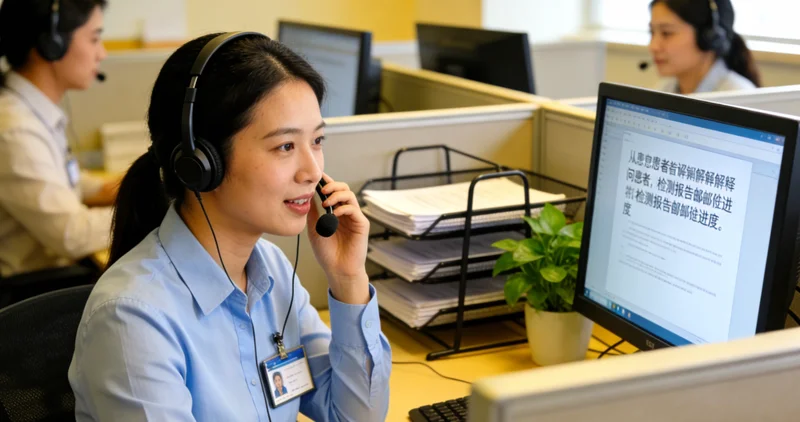 瓦房店居民通过视频进行远程遗传