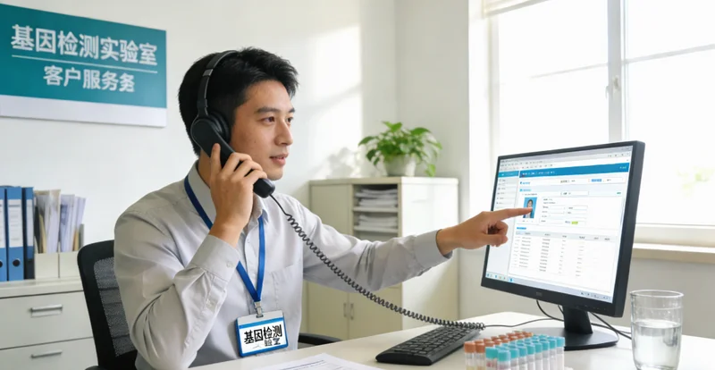 汉中市民进行专业遗传咨询场景