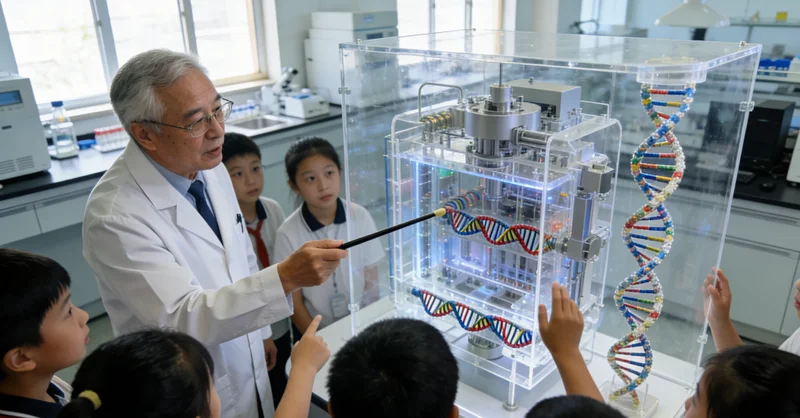 医生为患者进行结肠镜检查早期筛