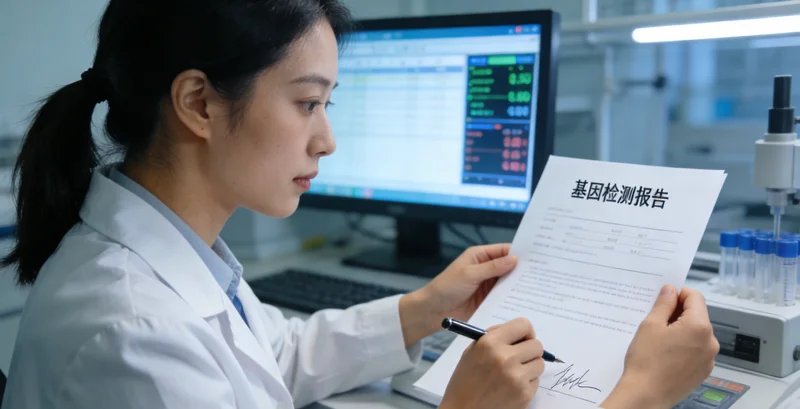 长春农民陈先生查看RB1基因阴