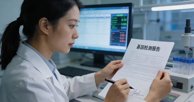 海口遗传咨询师解读基因检测报告