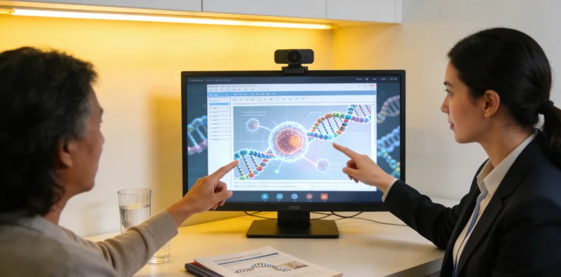 绍兴家庭共同查看健康报告规划未