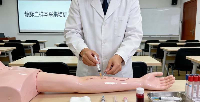 安国市民进行基因检测抽血采样