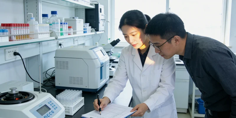 玉树市民在医院进行遗传咨询场景