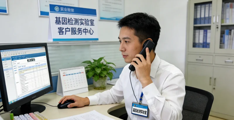 昌吉家庭在遗传咨询中心进行健康