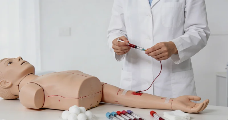 深圳医疗场所专业护士进行静脉采