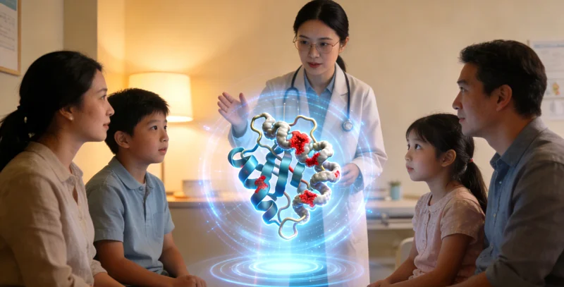 阿尔山居民在当地医院与医生交流