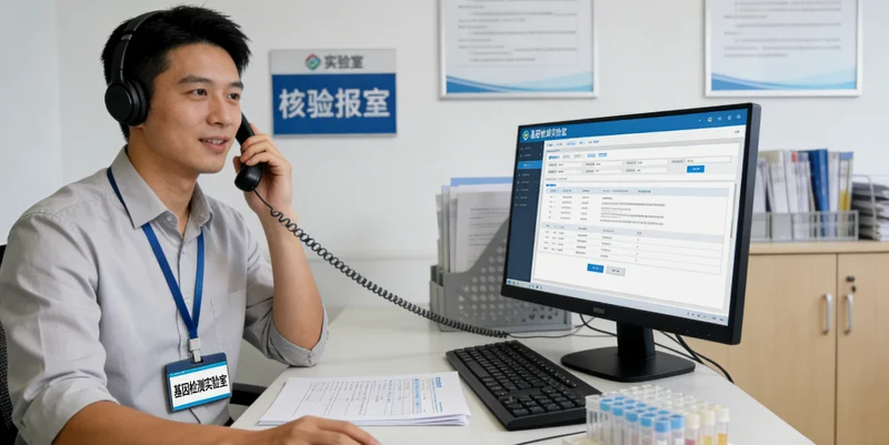 如皋家庭进行遗传咨询场景