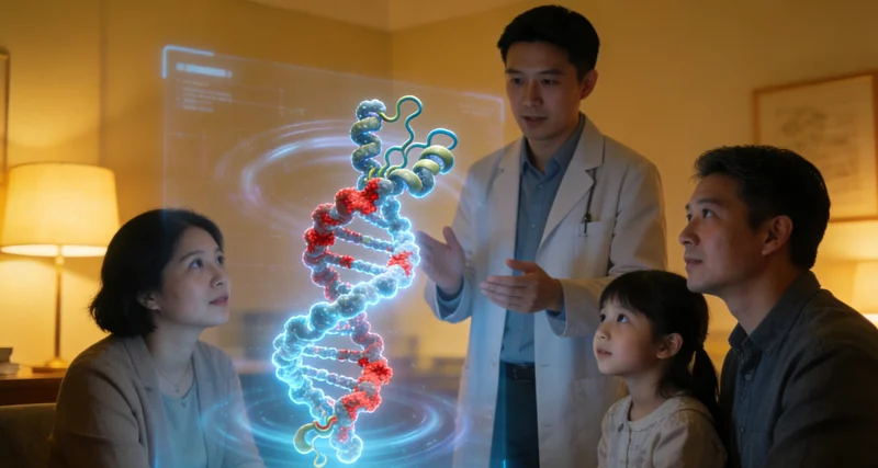 普宁市民与专业人士进行遗传咨询