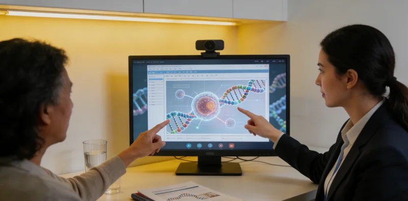 衡水备孕夫妇与健康顾问讨论家庭